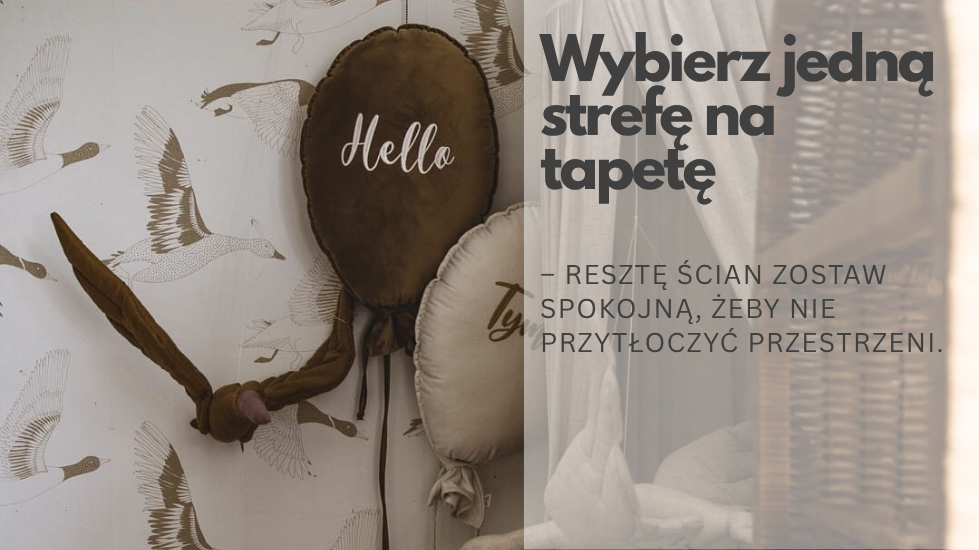 tapeta balony dekoracja do dziecinnego pokoju